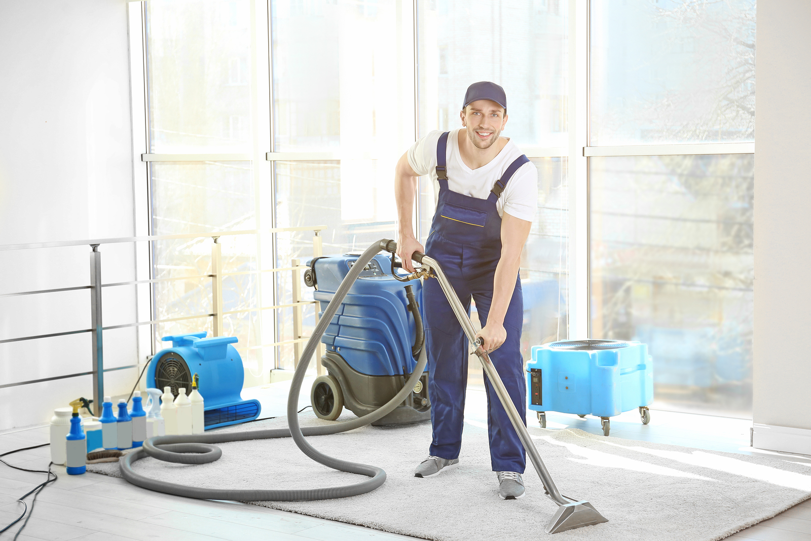 Remove Dirt Using Carpet Cleaning Machine